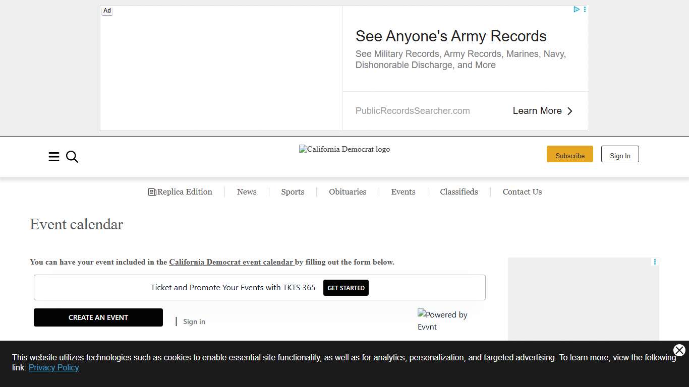 California Democrat Events - Ryan Upchurch
